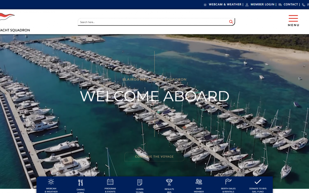 Blairgowrie Yacht Squadron website launches